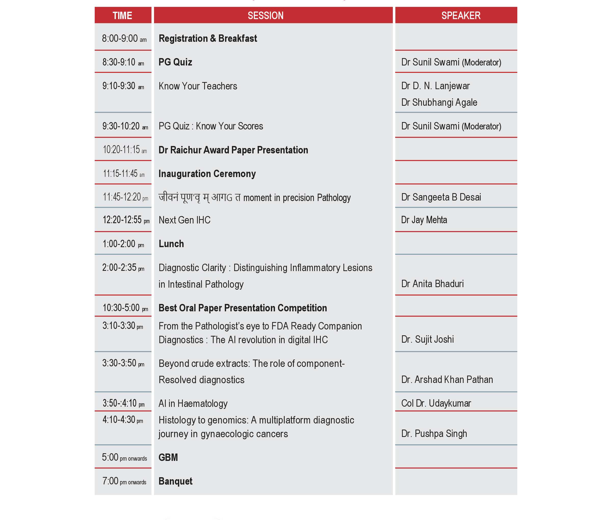 Conference Day 1 Program